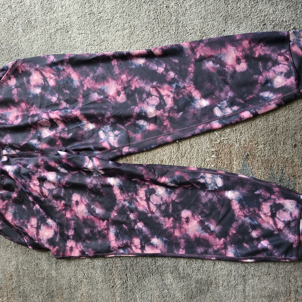 Old Navy Pink and Black Tie-Dye Joggers